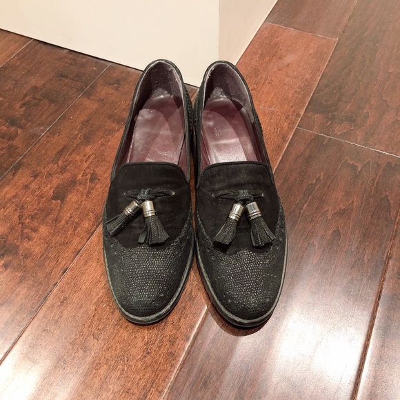 Stuart weitzman black loafer - Picture 1 of 6